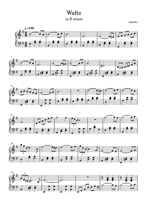 Little Waltz in E minor