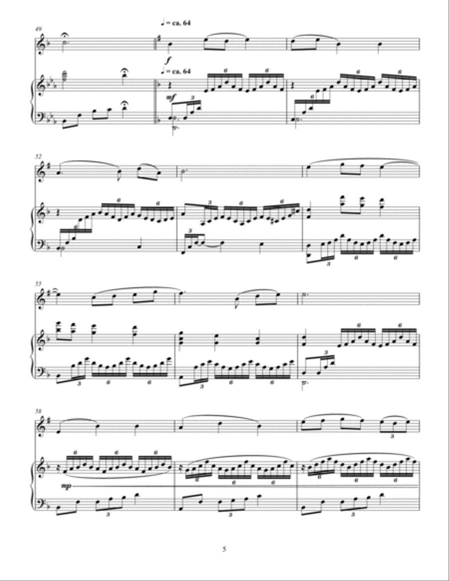 Korean Folk Song - Eommaya, Nunaya (Dear Mom, Dear Sister) Trumpet Solo scores gallery preview page 5