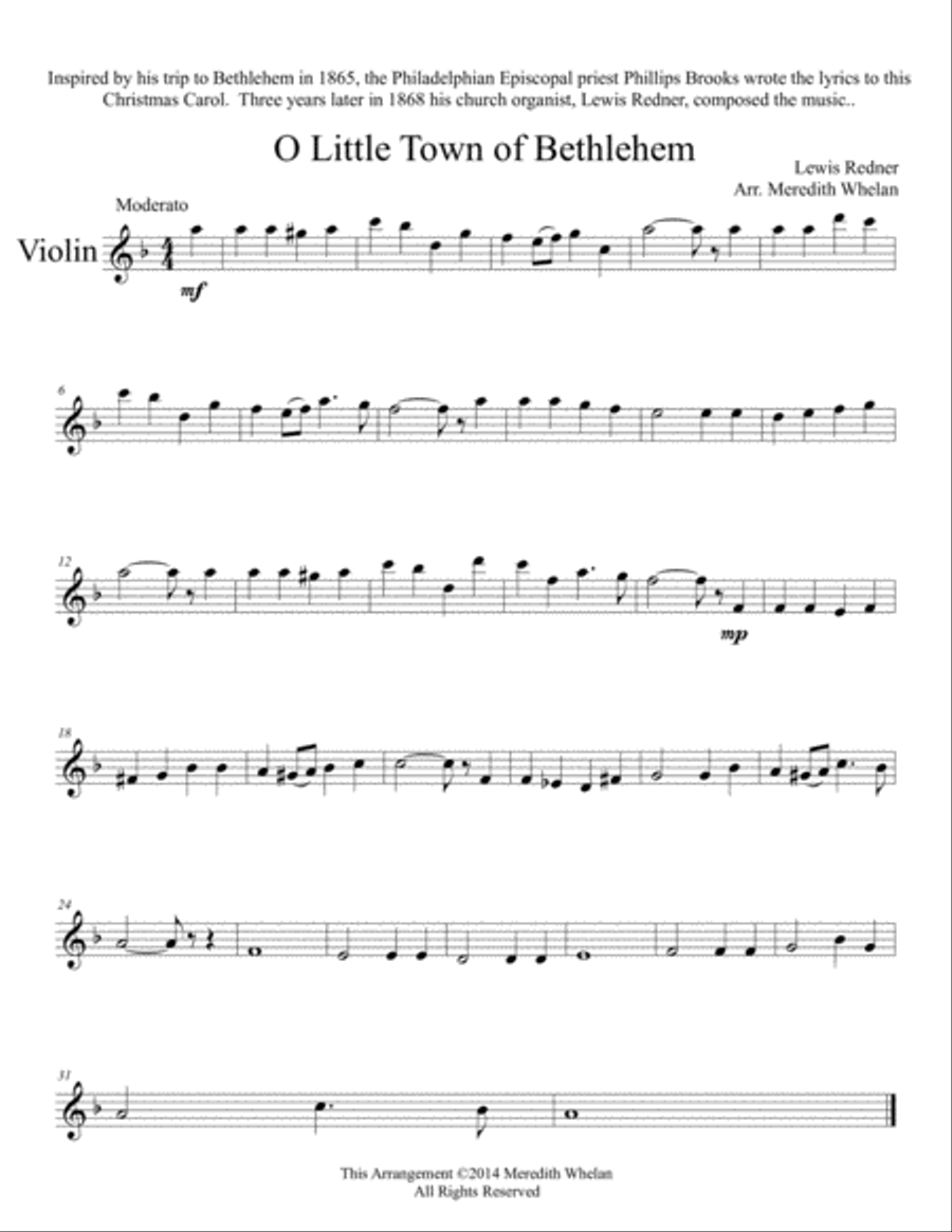 Christmas Duets for Violin & Piano Vol. 2: 11 Traditional Carols Violin Solo scores gallery preview page 6