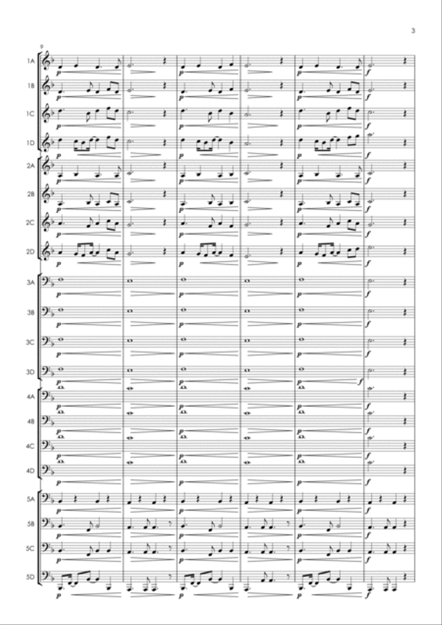 Feel The Funk for classrooms and school ensembles - Mixed Abilities Classroom and School Ensemble Concert Band scores gallery preview page 6