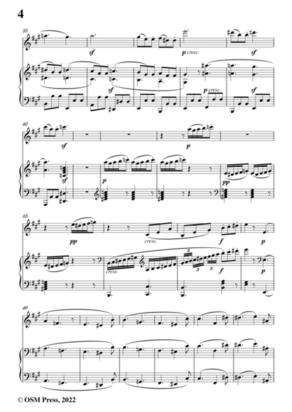 Beethoven-Violin Sonata No.2 in A Major,Op.12 No.2,for Violin and Piano