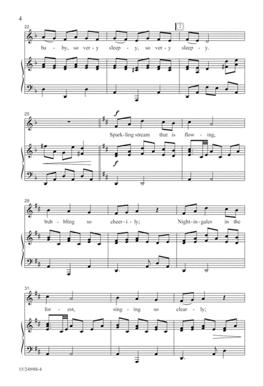 A La Nanita Nana 2-Part scores gallery preview page 5