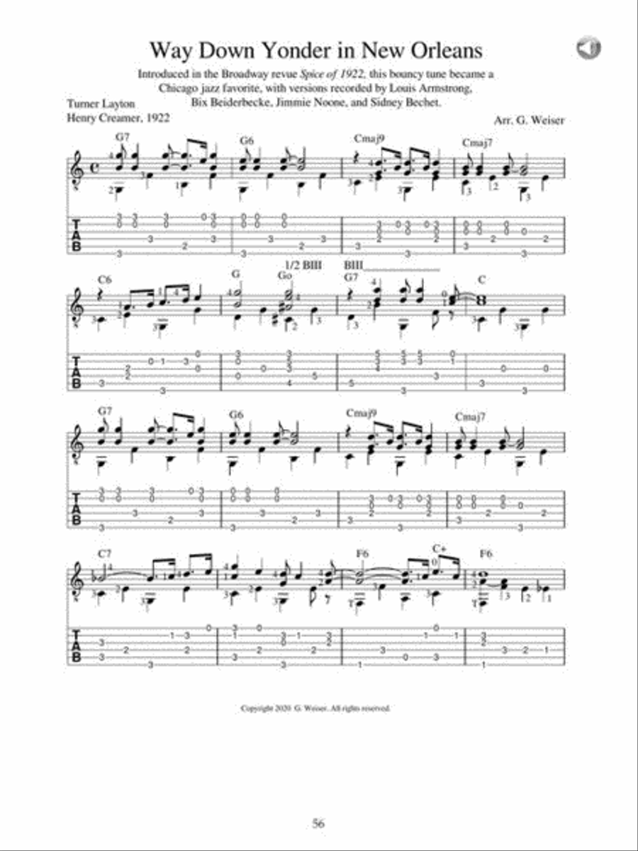 Tin Pan Alley Favorites for Fingerstyle Guitar Fingerpicking Guitar scores gallery preview page 7