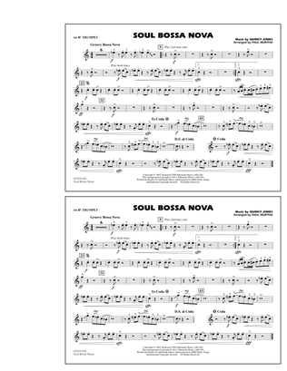 Book cover for Soul Bossa Nova - 1st Bb Trumpet