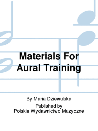 Materials For Aural Training