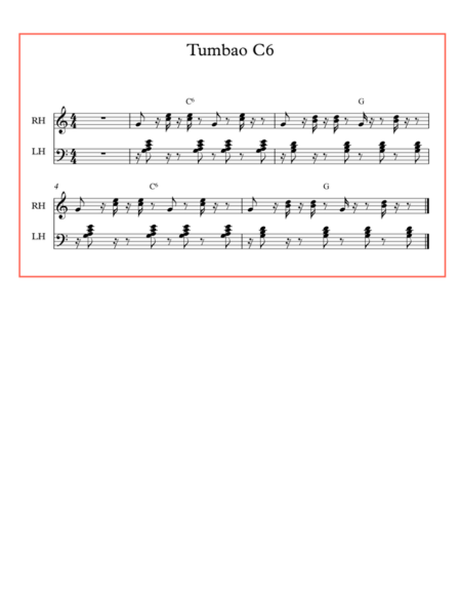 Tumbao piano merengue en C6 image number null