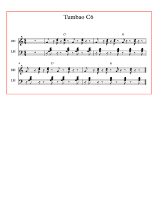 Tumbao piano merengue en C6