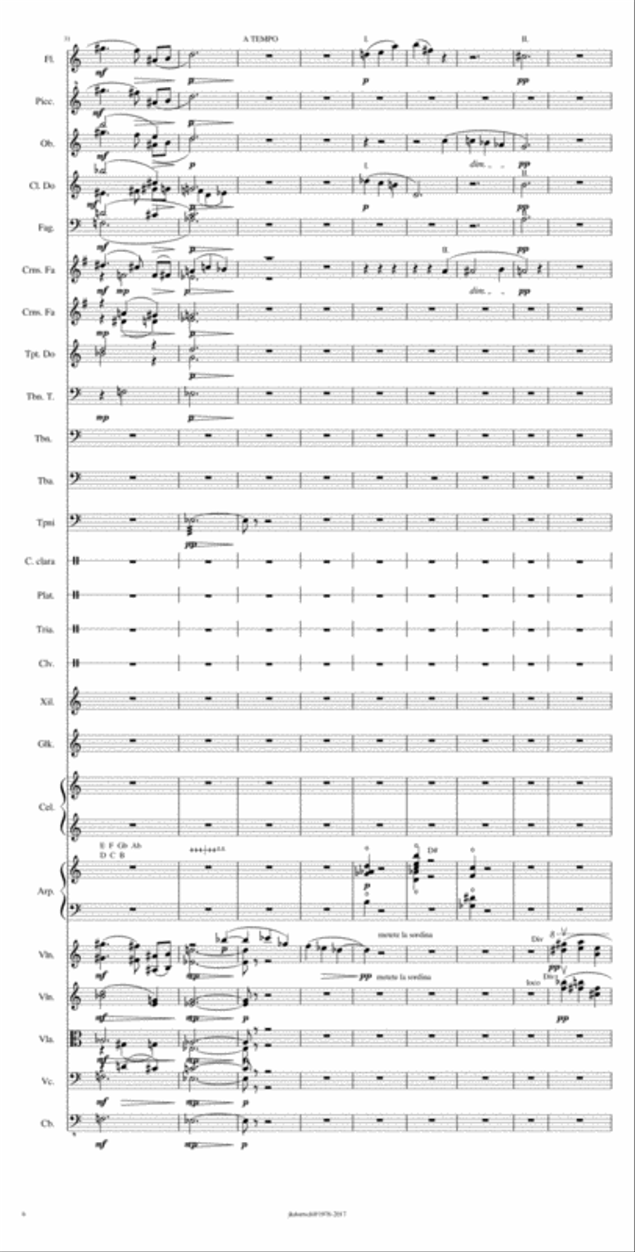 SCHERZINO (For Orchestra) Full Orchestra scores gallery preview page 6