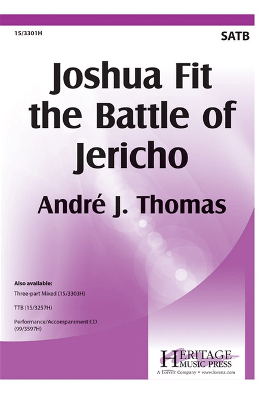 Joshua Fit the Battle of Jericho 4-Part scores gallery preview page 1