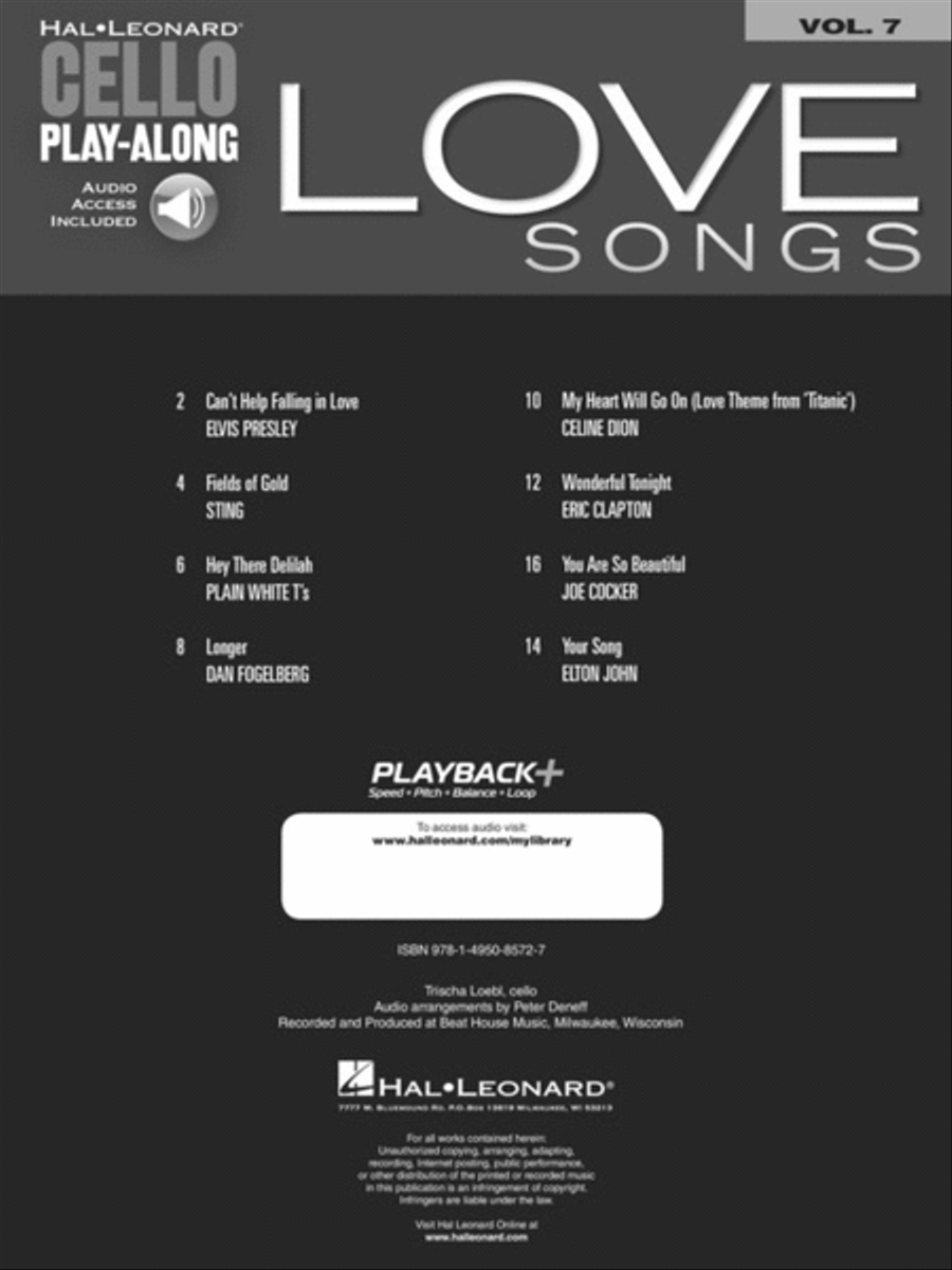Love Songs Cello scores gallery preview page 2