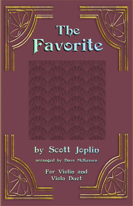 Book cover for The Favorite, Two-Step Ragtime for Violin and Viola Duet