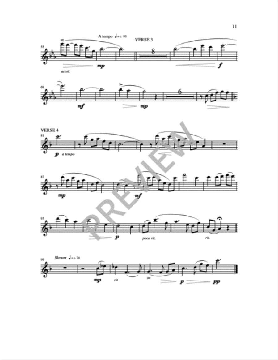Be Thou My Vision Choir scores gallery preview page 10