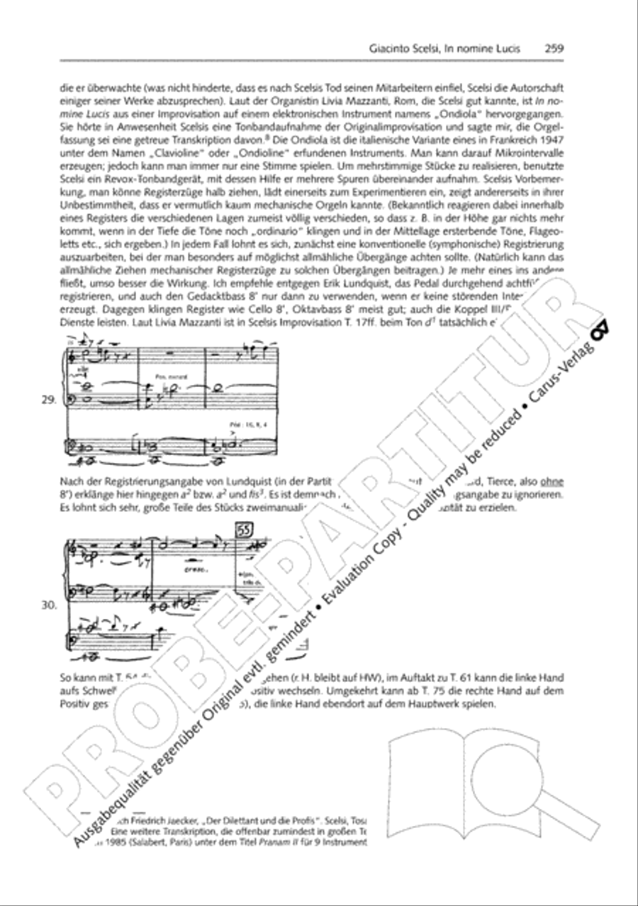 Orgelschule zur historischen Auffuhrungspraxis Organ Solo scores gallery preview page 260