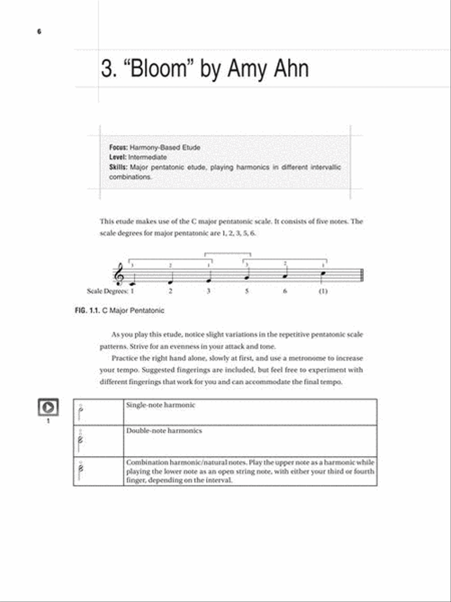 Contemporary Etudes for Harp Harp scores gallery preview page 12