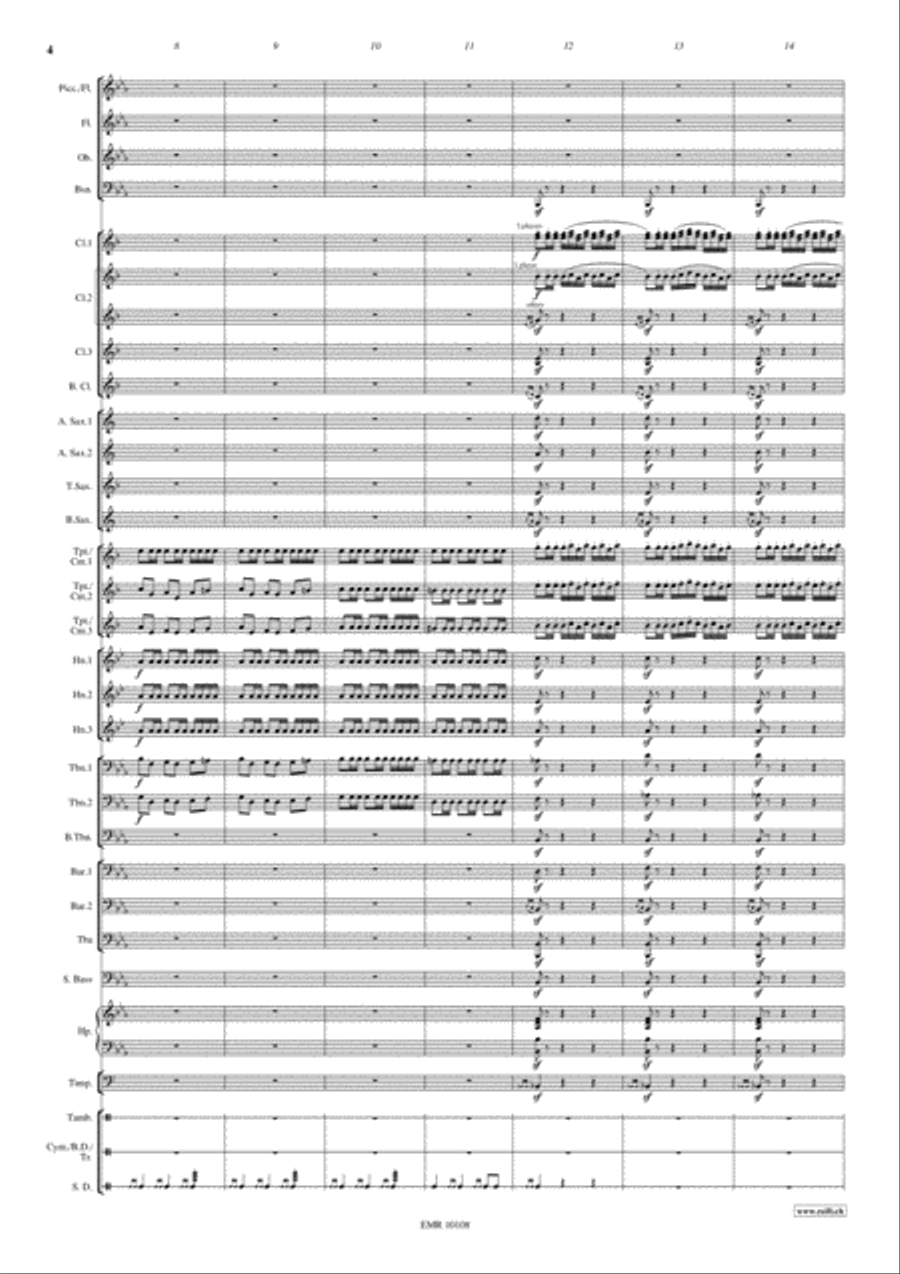 Procession Of The Nobles Procession Of The Nobles Concert Band scores gallery preview page 5