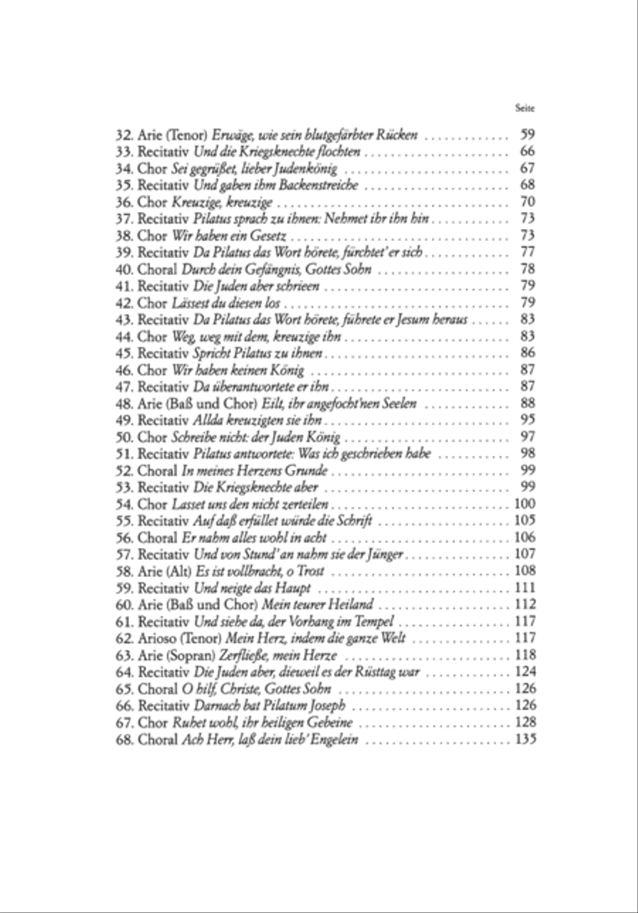 St John Passion BWV 245 (Vocal Score)