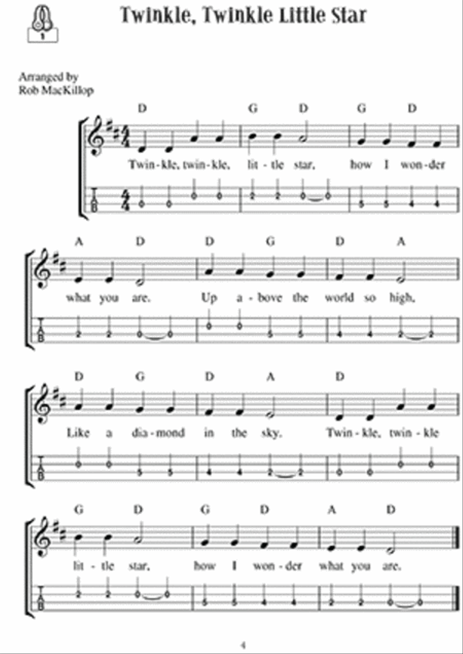 Easy Popular Mandolin Tunes for Kids Mandolin scores gallery preview page 2