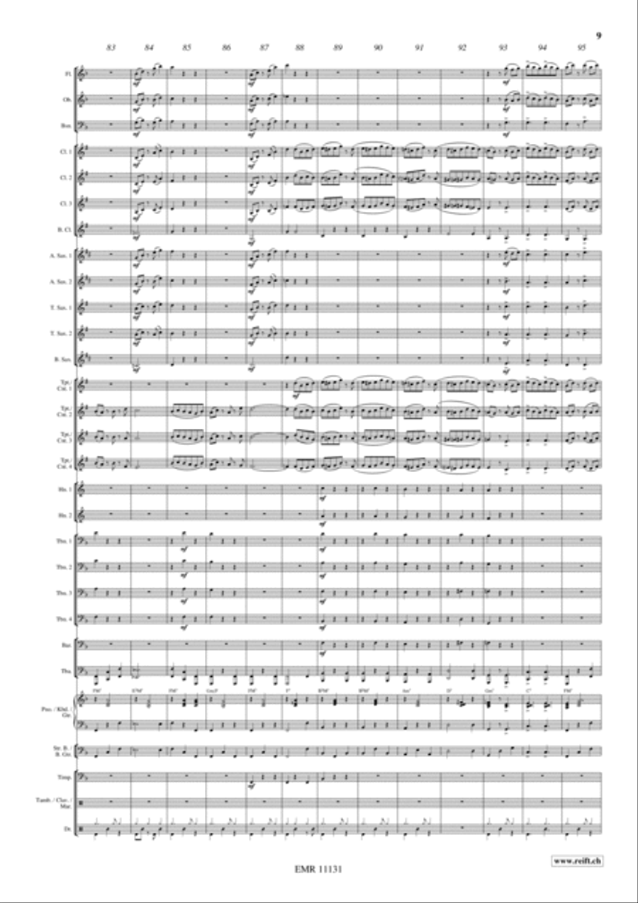 Take 3 Concert Band scores gallery preview page 10