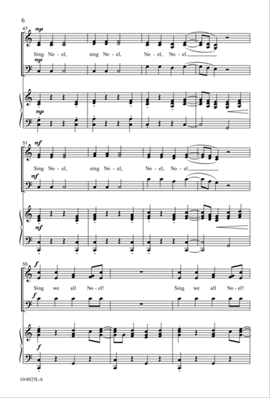 Noel Festival Noel Festival 3-Part scores gallery preview page 6