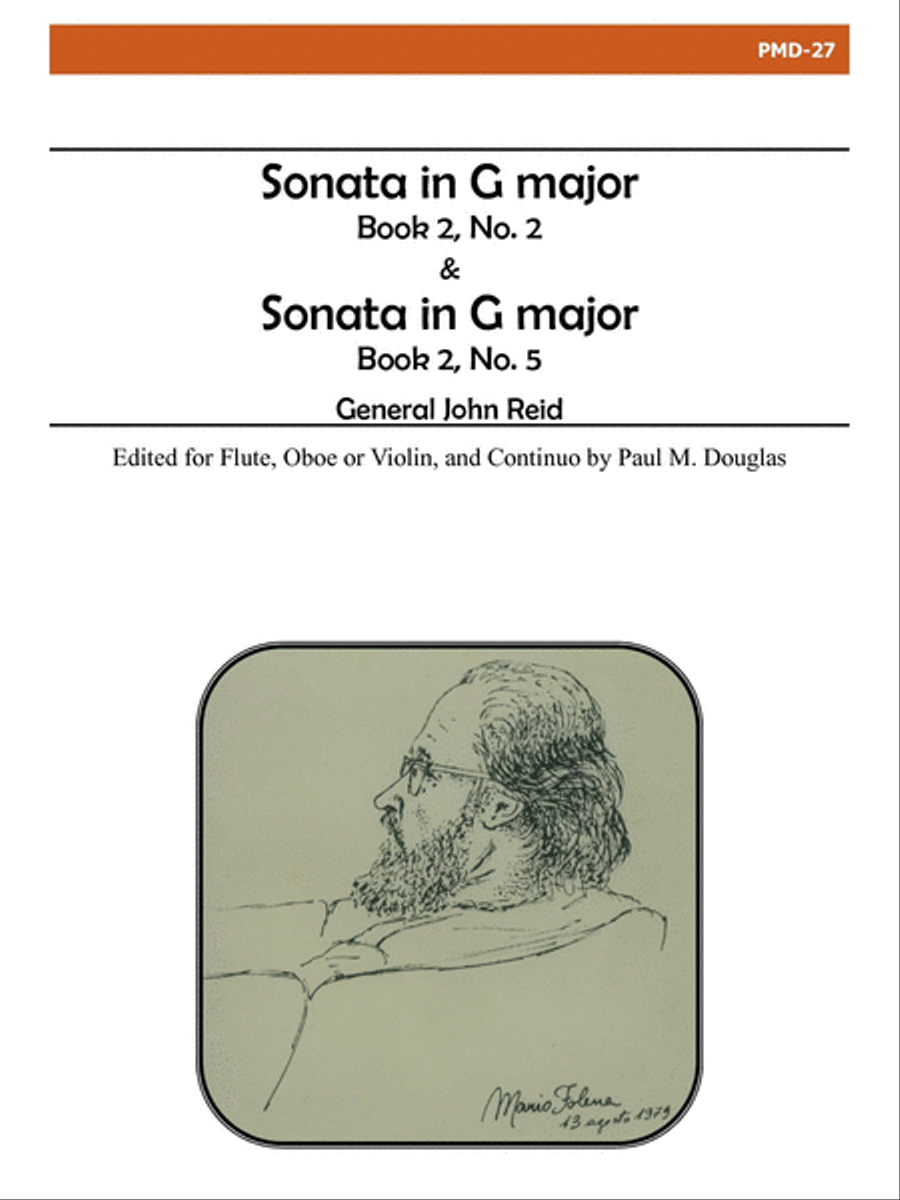 Solo in C Major / Solo in D Major, Book II, No. 2 & 5 Flute Solo scores gallery preview page 1