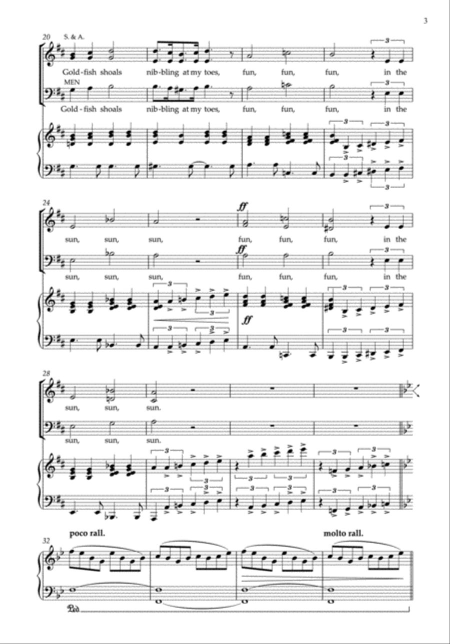 Theme Academy from Howard Goodall's great big tunes 3-Part scores gallery preview page 4
