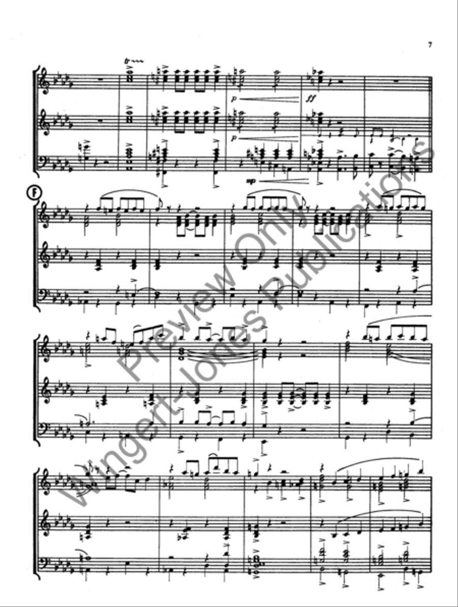 Tour De Force (Score) Concert Band scores gallery preview page 9