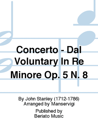Book cover for Concerto - Dal Voluntary In Re Minore Op. 5 N. 8