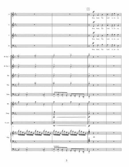 Easter - score and instrumental parts image number null