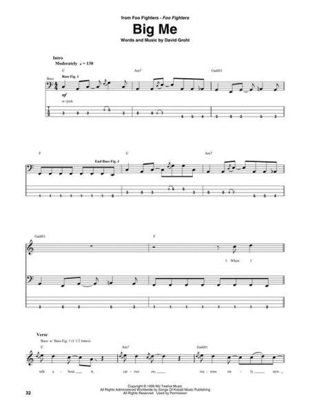 Foo Fighters – Bass Tab Collection