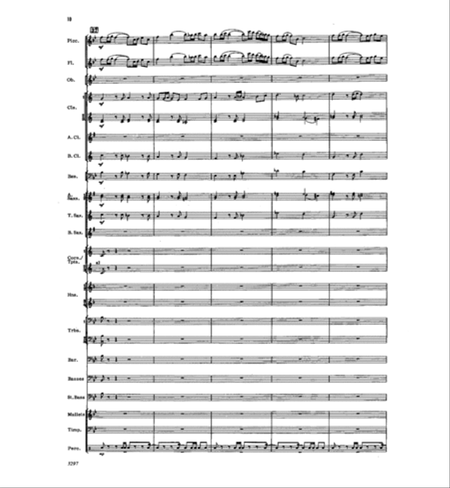 Fanfare and Fantasy Fanfare and Fantasy Concert Band scores gallery preview page 9