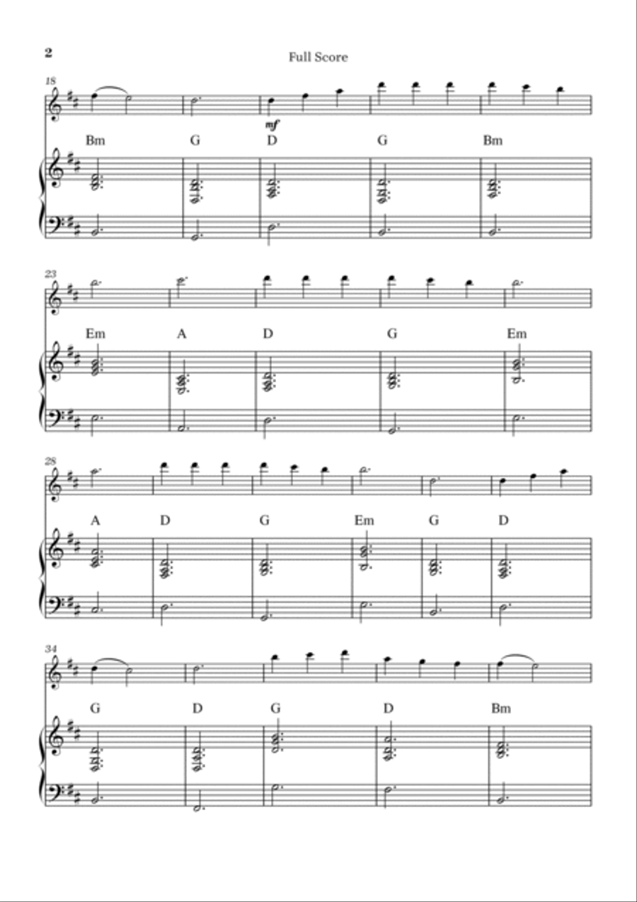 Wonderful, Merciful Savior Flute Solo scores gallery preview page 2