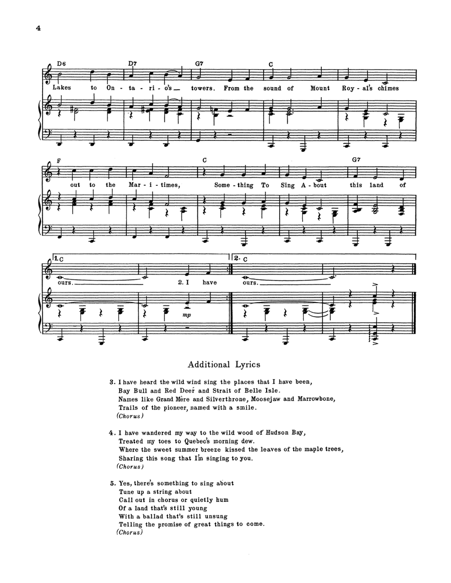 Something To Sing About Something To Sing About Piano, Vocal scores gallery preview page 2