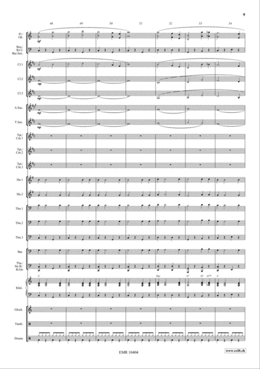 Beach Party Concert Band scores gallery preview page 10