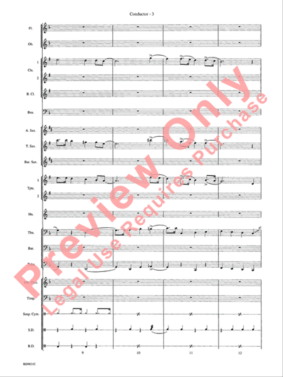 Let It Snow! Let It Snow! Let It Snow! Concert Band scores gallery preview page 6
