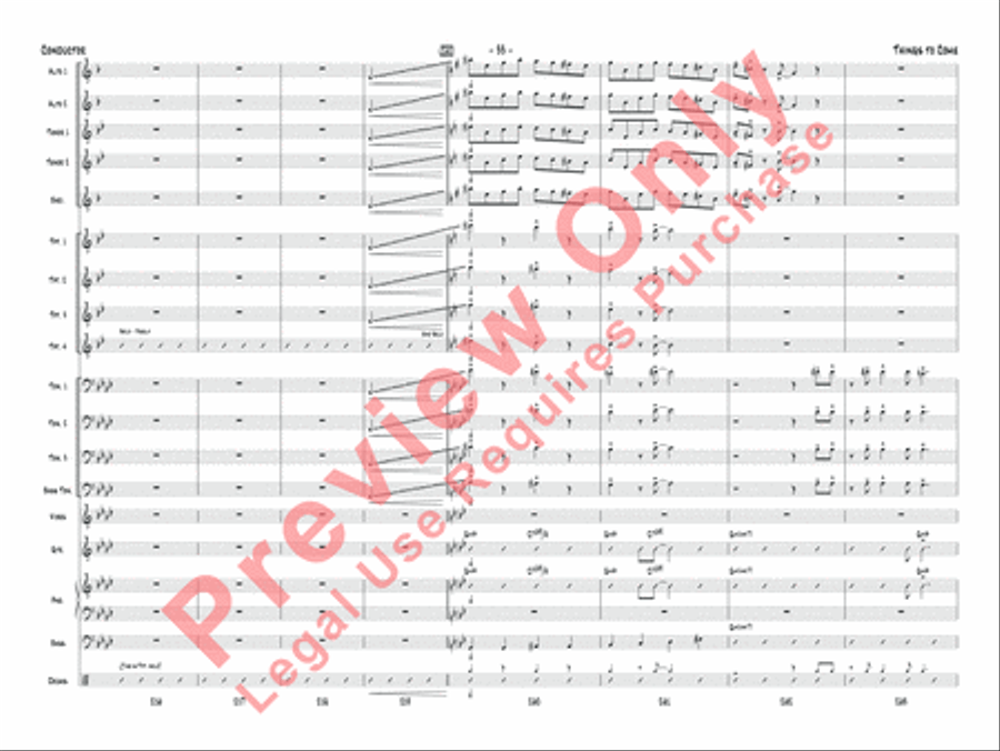 Things to Come Things to Come Jazz Ensemble scores gallery preview page 34