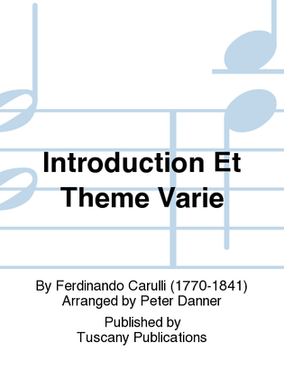 Introduction Et Theme Varie