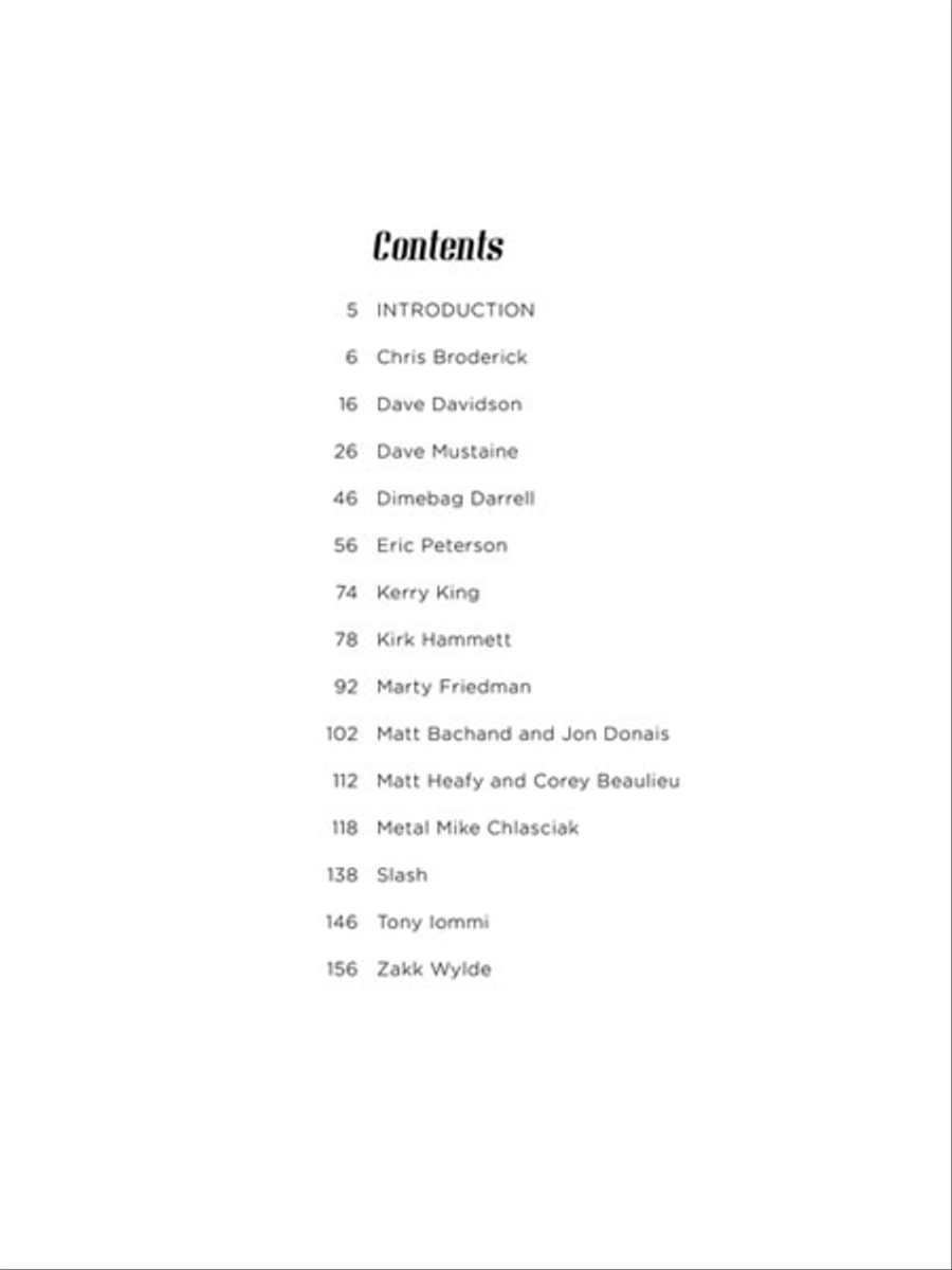 Guitar World Presents Metal Guitar Lessons Electric Guitar scores gallery preview page 3