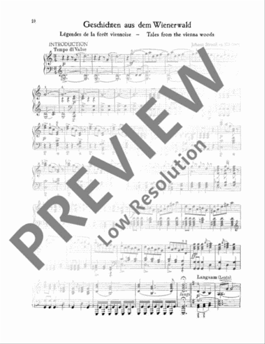 Meine Strauß-Walzer Piano Solo scores gallery preview page 11