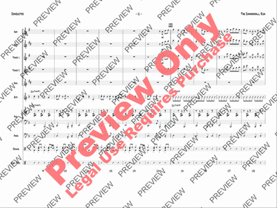 The Cannonball Run The Cannonball Run Jazz Ensemble scores gallery preview page 14