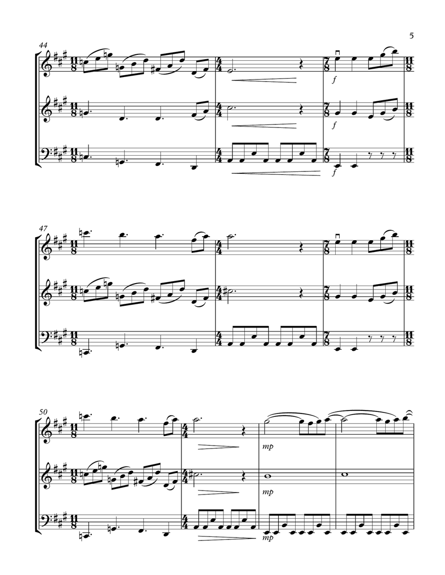 Here Comes The Sun String Trio scores gallery preview page 5