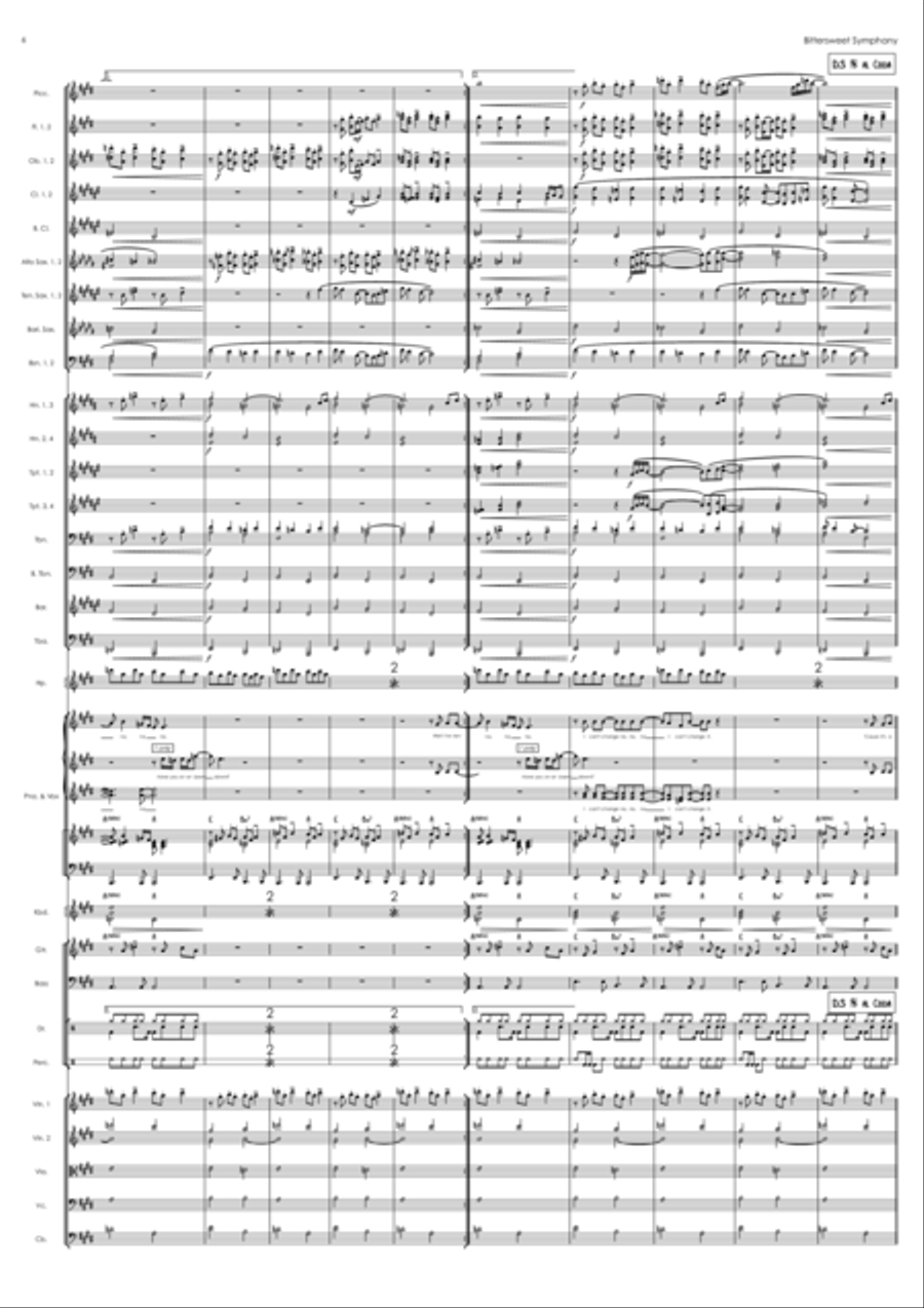 Bittersweet Symphony Full Orchestra scores gallery preview page 6