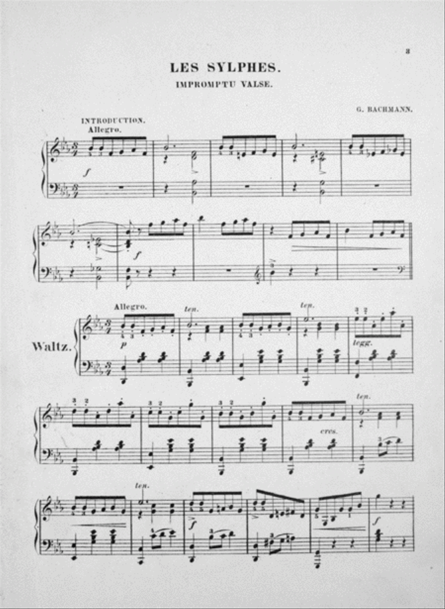 Favorite Waltzes. Les Slyphs Piano Solo scores gallery preview page 2