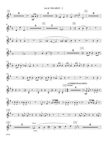 Elf: A Medley from the Broadway Musical: 2nd B-flat Trumpet