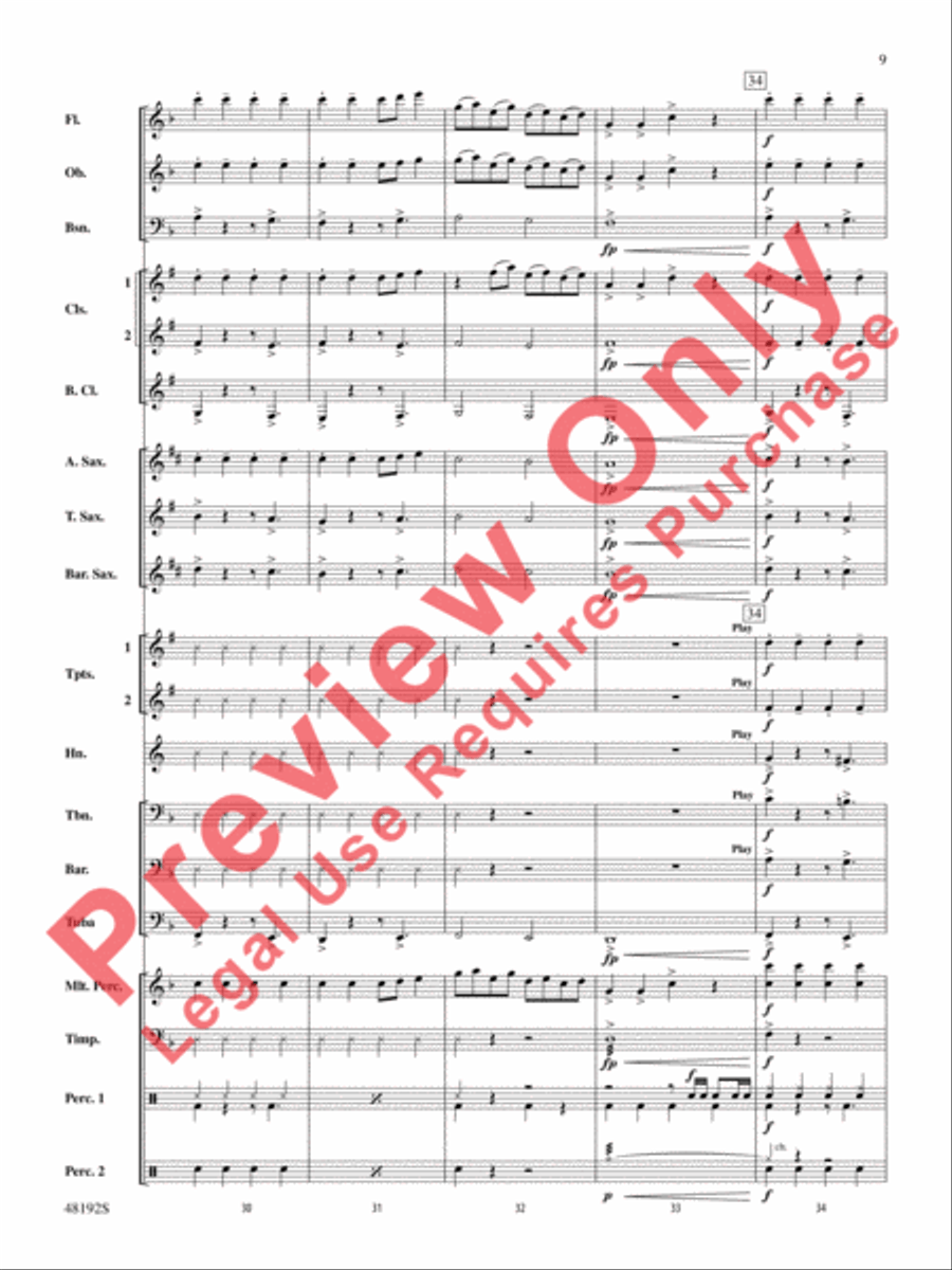 If I Can't Have You If I Can't Have You Concert Band scores gallery preview page 10