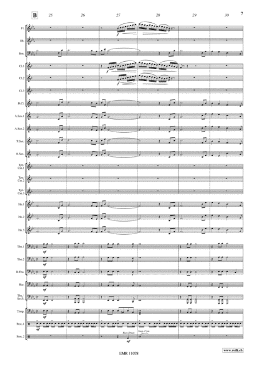 Prelude For An Eternal Friendship Concert Band scores gallery preview page 8