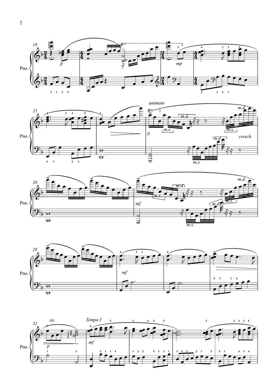 Kusni Korlan Piano Solo scores gallery preview page 2
