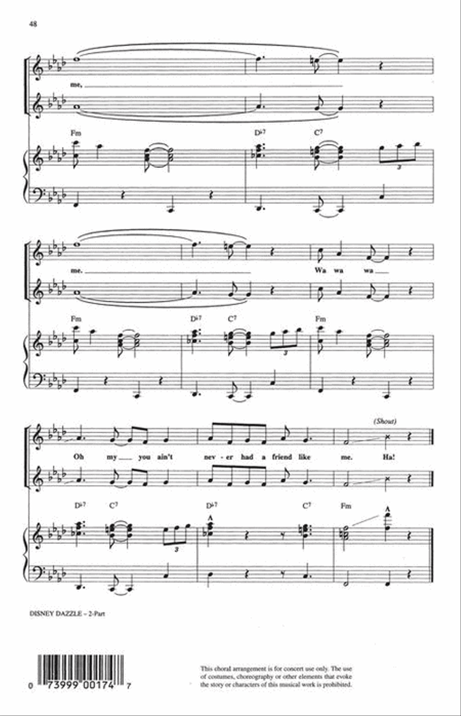 Disney Dazzle! (Medley) 2-Part scores gallery preview page 8