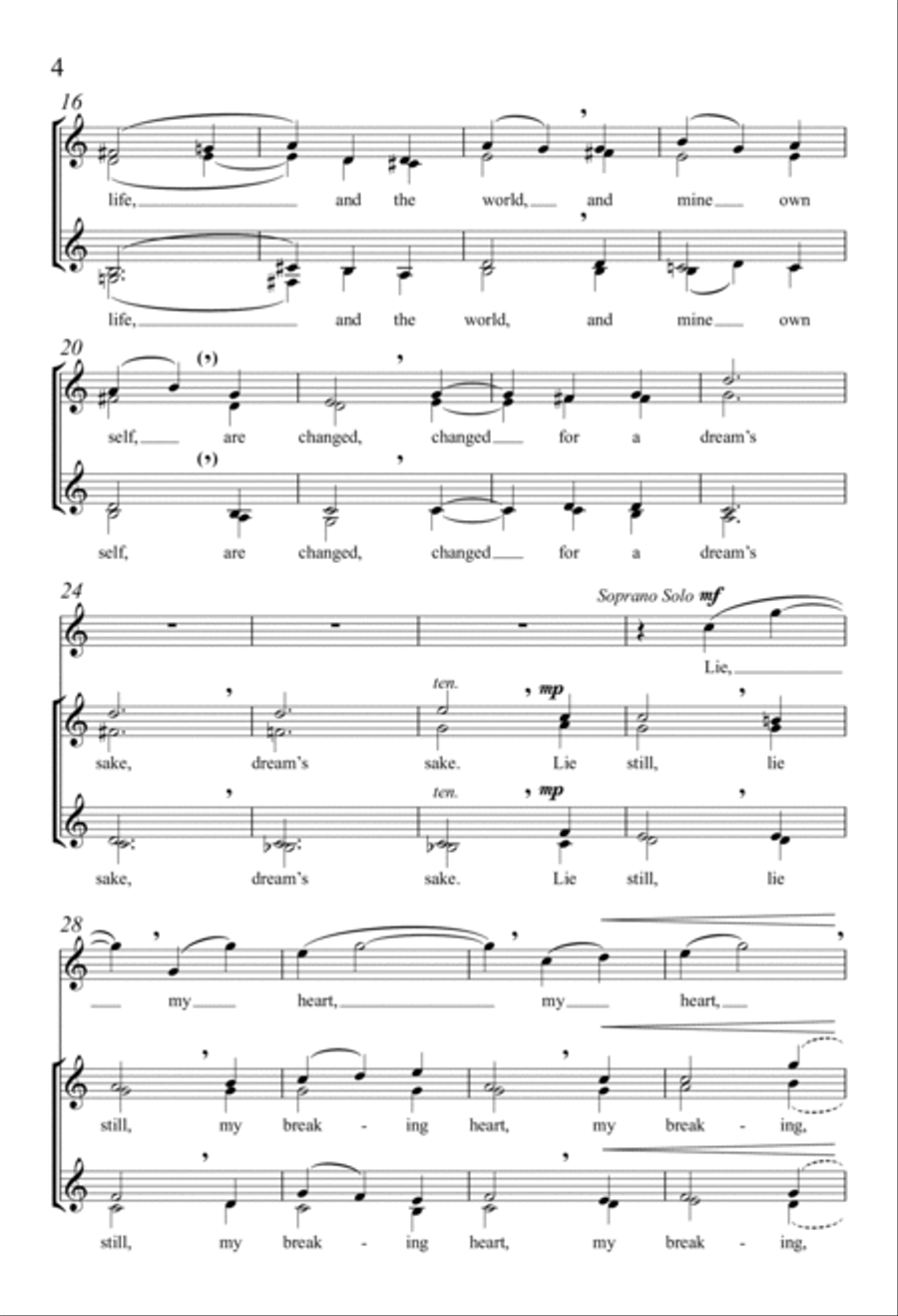 Lie still, lie still, my breaking heart SSAA scores gallery preview page 3