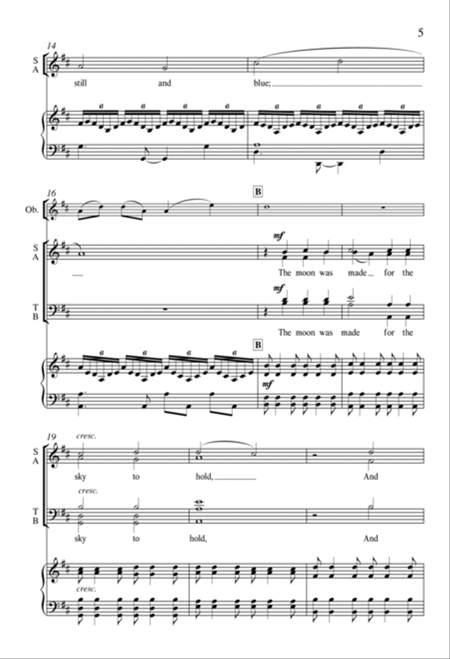 And I For You from For a Breath of Ecstasy 4-Part scores gallery preview page 4