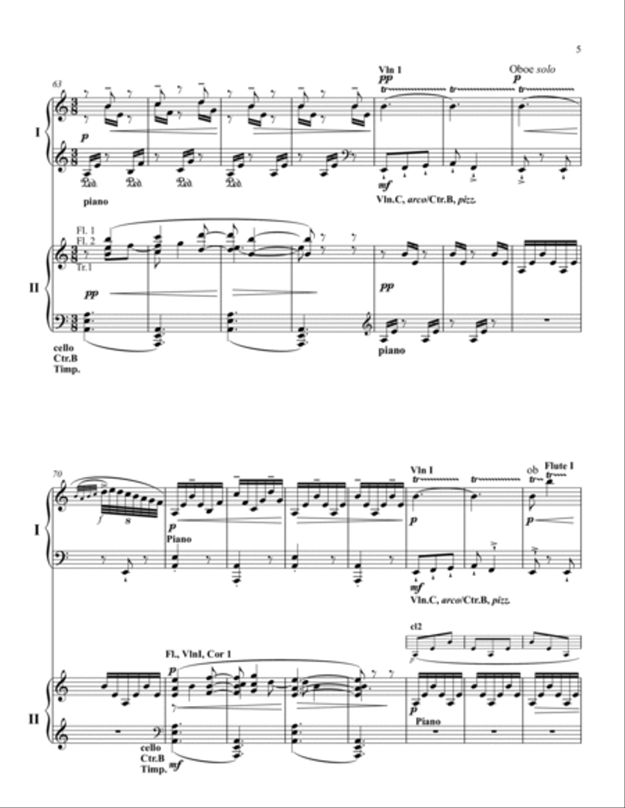 ELAMOR BRUJO DANZA DEL JUEGO DE AMOR Chamber Music scores gallery preview page 5